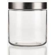 Pote 880ml Com Tampa Inox